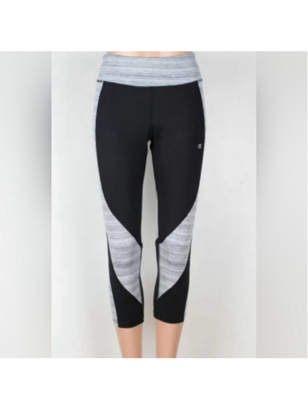 Champion Colorblock Capri Leggings Womens Small High Rise Activewear